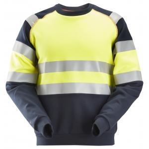 Snickers 2869 protecwork, sweatshirt, high-vis klasse 1 -, Bricolage & Construction, Vêtements de sécurité