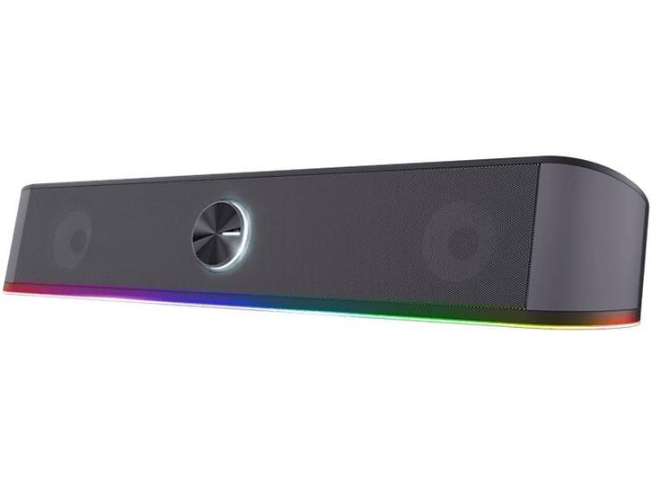 Trust -  Gaming Soundbar Gxt1619 Rhox Rgb Verlichting Grijs, Audio, Tv en Foto, Luidsprekerboxen, Nieuw, Overige merken, 60 tot 120 watt