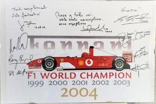 Ferrari - Michael Schumacher - World Champions 2004 - Team, Verzamelen, Automerken, Motoren en Formule 1