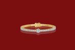 Bracelet de tennis - 14 carats Or jaune - 6.11ct. tw.