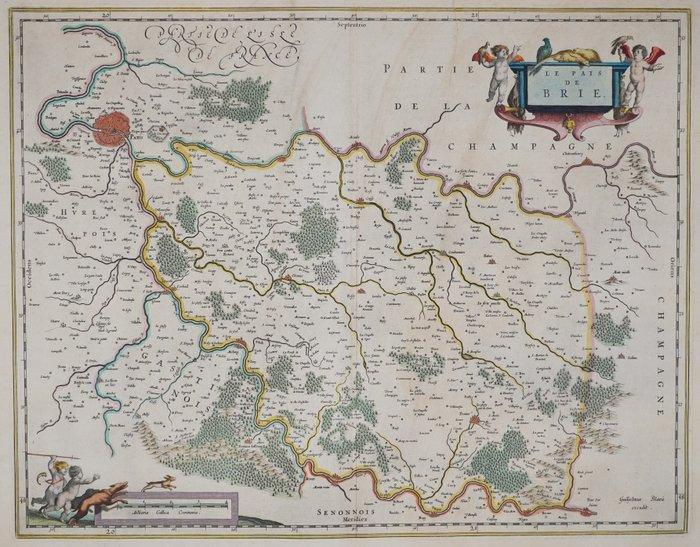 Frankrijk - Île-de-France; Blaeu - Le Pais de Brie -, Boeken, Atlassen en Landkaarten