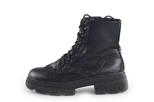 Bullboxer Veterboots in maat 38 Zwart | 10% extra korting, Kleding | Dames, Schoenen, Zwart, Gedragen, Overige typen, Verzenden