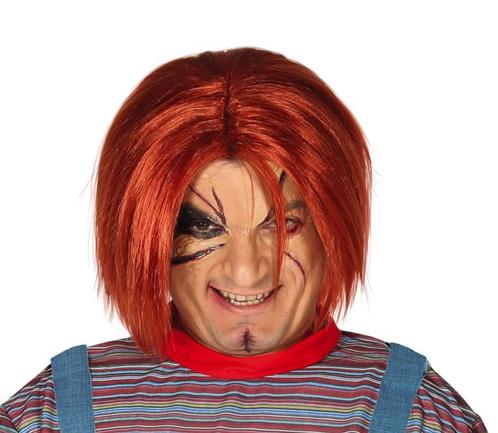 Halloween Killer Doll Pruik, Hobby en Vrije tijd, Feestartikelen, Nieuw, Verzenden