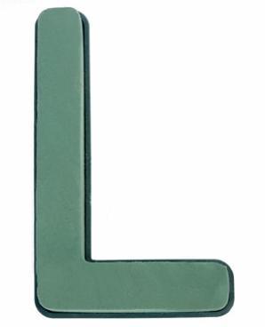 Letter l van steekschuim met bodem premier, passen niet op, Huis en Inrichting, Woonaccessoires | Kunstplanten en Kunstbloemen