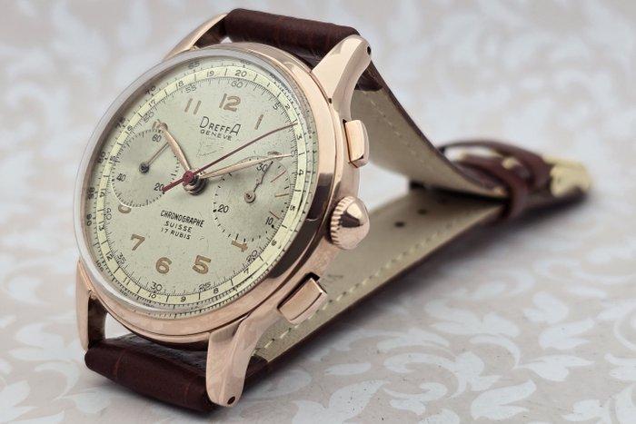 Chronographe Suisse - Dreffa - Cal. Landeron 48 - Zonder, Handtassen en Accessoires, Horloges | Heren