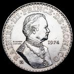 Monaco. Lote de 2 monedas de plata (10 Francs 1966 y 50, Postzegels en Munten, Munten | Europa | Euromunten