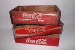 Coca Cola - Caisse - Bois - Trois caisses différentes.
