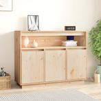 vidaXL Buffet 104,5x34x80 cm Bois massif de pin, Maison & Meubles, Verzenden, Neuf