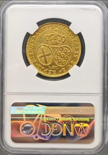 Malta. Emmanuel de Rohan. 20 Scudi 1778, in NGC slab MS61.