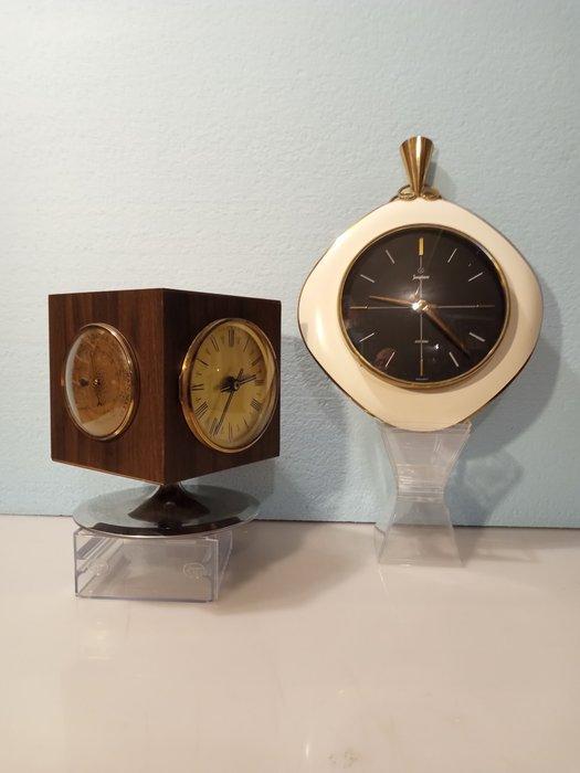 Horloge vintage de bureau 4 fonctions - horloge vintage, Antiek en Kunst, Kunst | Designobjecten