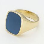 Ring - 14 karaat Geel goud - Lagensteen