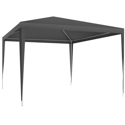 tectake Paviljoen Farah, waterdicht, steeksysteem, 3x3m - gr, Tuin en Terras, Partytenten, Verzenden