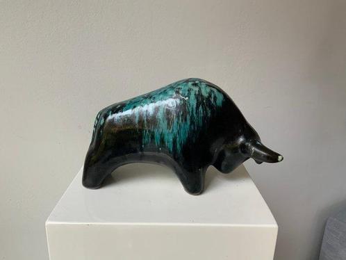 Otto Keramik - Dietmar Liedke - sculptuur, Stier 1960/70er, Antiek en Kunst, Antiek | Glaswerk en Kristal