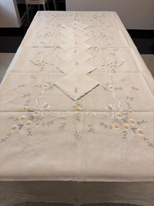 Nappe  - 270 cm - 170 cm, Antiek en Kunst, Antiek | Tapijten, Tafelkleden en Textiel