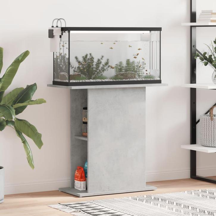 vidaXL Aquariumstandaard 75x36x72,5 cm bewerkt hout, Dieren en Toebehoren, Vissen | Aquaria en Toebehoren, Nieuw, Verzenden