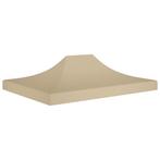 vidaXL Partytentdak 270 g/m² 4x3 m beige, Tuin en Terras, Partytenten, Verzenden, Nieuw