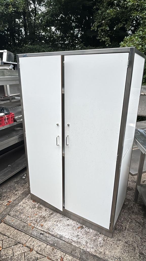 RVS kast met Trespa - zeer degelijk 130x60x180 bxdxh, Zakelijke goederen, Horeca | Keukenapparatuur, Ophalen of Verzenden