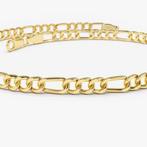 Handmade - Gourmette - 14 carats Or jaune - Chaîne Figaro -