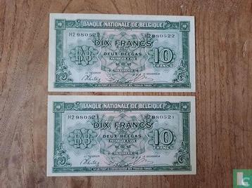België 10 Frank  - 1943 beschikbaar voor biedingen