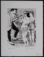 Yves Brayer (1907-1990) - Le bar des artistes #VIII -, Antiek en Kunst