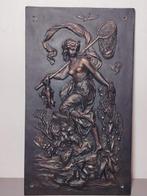 Amphitrite goddess of the sea and wa. firewall behind the