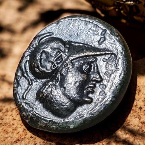 Macédoine. Antigone II Gonatas (277-239 av. J.-C.).  (Sans, Postzegels en Munten, Munten | Europa | Niet-Euromunten