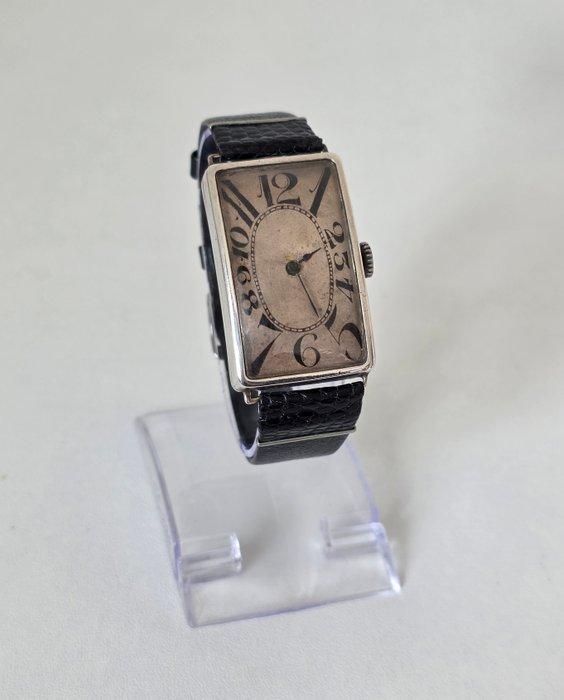Zilveren Art-Deco horloge - Zilver 800 - Zonder, Handtassen en Accessoires, Horloges | Heren