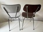 Stoel - Hout, Messing, Metaal, mieren - Twee vintage stoelen