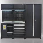 Datona Werkplaatsinrichting PREMIUM met RVS werkblad 225 cm, Doe-het-zelf en Bouw, Werkbanken, Ophalen of Verzenden, Nieuw