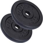 ScSPORTS® Halterschijven set 10 kg - Gietijzer - 30 mm - 2 x, Huis en Inrichting, Verzenden, Nieuw