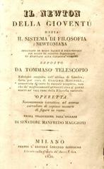 Telescopio Tommaso. - Il Sistema di Filosofia newtoniana -