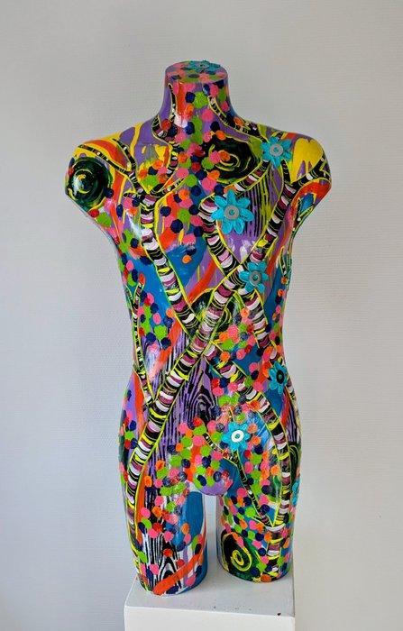 Amanda Dake (1974) - Buste, Mannequin John - 93 cm -, Antiek en Kunst, Kunst | Designobjecten