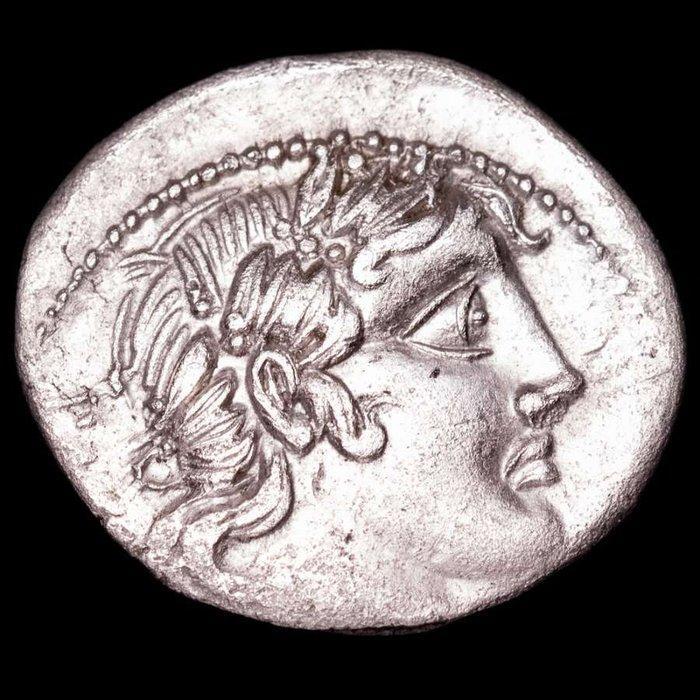 Romeinse Republiek. C. Vibius C. f. Pansa, c. 90 v.Chr.., Postzegels en Munten, Munten | Europa | Niet-Euromunten