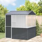 vidaXL Vogelkooi Antraciet 215 x 209 x 230 cm Gegalvaniseerd, Dieren en Toebehoren, Verzenden, Nieuw