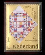Nederland 2020 - gouden postzegel piet mondriaan - victory, Postzegels en Munten, Gestempeld