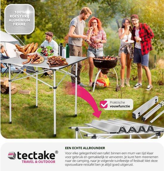 2dekans | tectake® - Campingtafel - Opklapbaar - Incl., Maison & Meubles, Tables | Tables à manger, Enlèvement ou Envoi