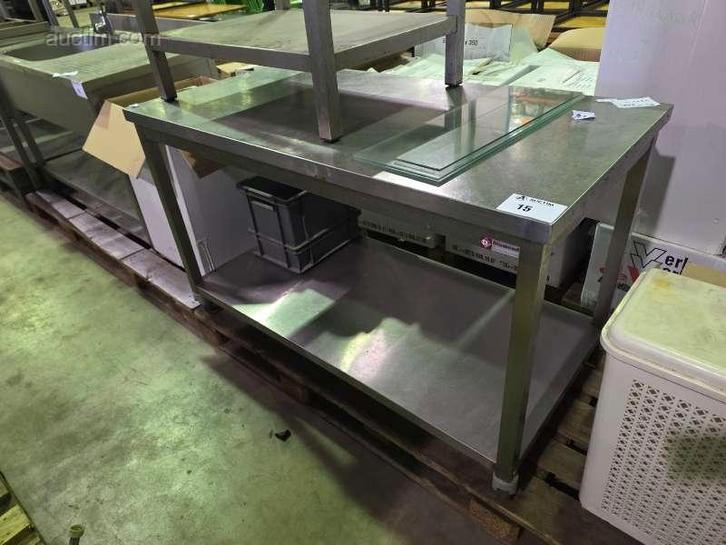 Inox werktafels (2x) waaronder DIAMOND, Huis en Inrichting, Keuken | Keukenbenodigdheden, Ophalen