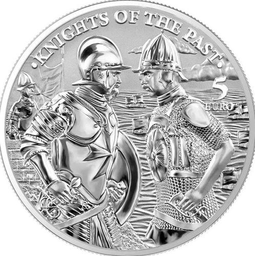 Malta. 5 Euro 2022 Malta – Knights of the Past – 1 oz Silver, Postzegels en Munten, Munten | Europa | Niet-Euromunten
