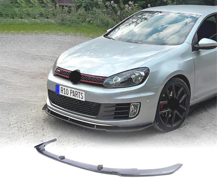 SPOILER LAME AVANT VOLKSWAGEN VW GOLF 6 GTI 09-13 CARBONE, Autos : Pièces & Accessoires, Carrosserie & Tôlerie, Envoi
