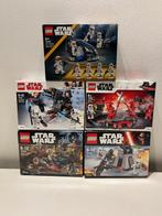 Lego - Star Wars - 5x  Battle Packs Lot 75197, 75225, 75164,