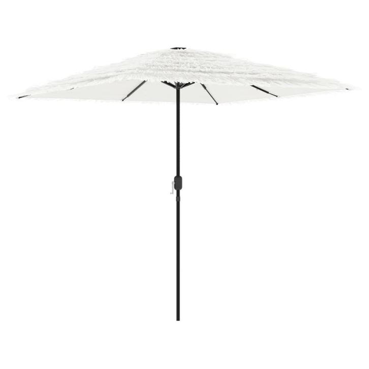 Parasol 248cm Wit | OP = OP | Zomerse Schaduw!, Tuin en Terras, Parasols, 2 tot 3 meter, Nieuw, Stokparasol, Verzenden