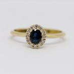 Zonder Minimumprijs - Ring Zilver - 0.73ct. tw. Saffier -, Handtassen en Accessoires, Ringen, Nieuw