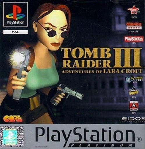 Tomb Raider III (PS1 Games) (Playstation 1), Games en Spelcomputers, Games | Sony PlayStation 1, Zo goed als nieuw, Ophalen of Verzenden