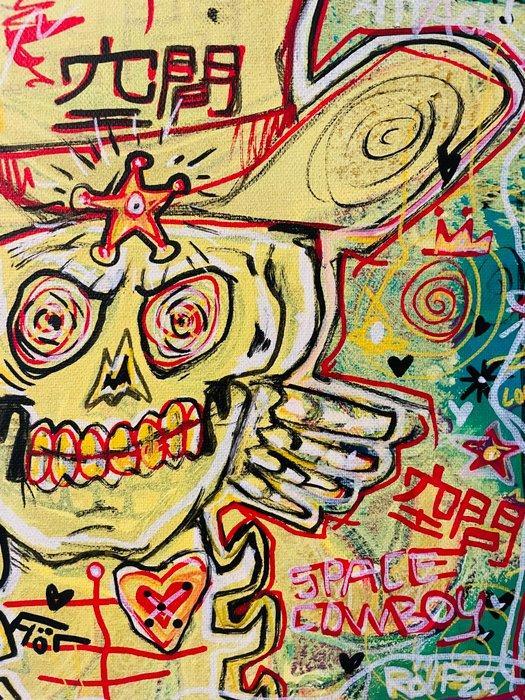 Flör (1978) - Spacecowboy from Mars, Antiek en Kunst, Kunst | Schilderijen | Modern