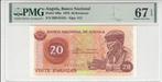 1976 Angola P 109a 20 Kwanzas Pmg 67 Epq, Postzegels en Munten, Bankbiljetten | Europa | Niet-Eurobiljetten, Verzenden, België