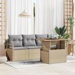 vidaXL Tuinbank Set 5 pcs beige en lichtgrijs 100 x 55 x 73, Verzenden, Nieuw
