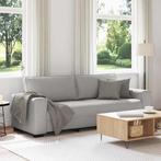 vidaXL 3-zitsbank Wolkengrijs 180 cm Stof, Huis en Inrichting, Zetels | Zetels, Verzenden, Nieuw