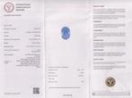 Bague - 14 carats Or blanc - 9.06ct. tw. Saphir - Diamant -, Handtassen en Accessoires, Ringen, Nieuw