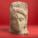 Oud-Grieks Oud-Grieks hoofd van godin terracotta - 52 mm