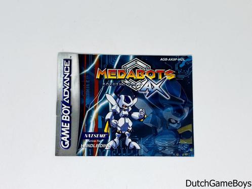 Gameboy Advance / GBA - Medabots - Rokusho AX - HOL - Manual, Games en Spelcomputers, Games | Overige, Gebruikt, Verzenden